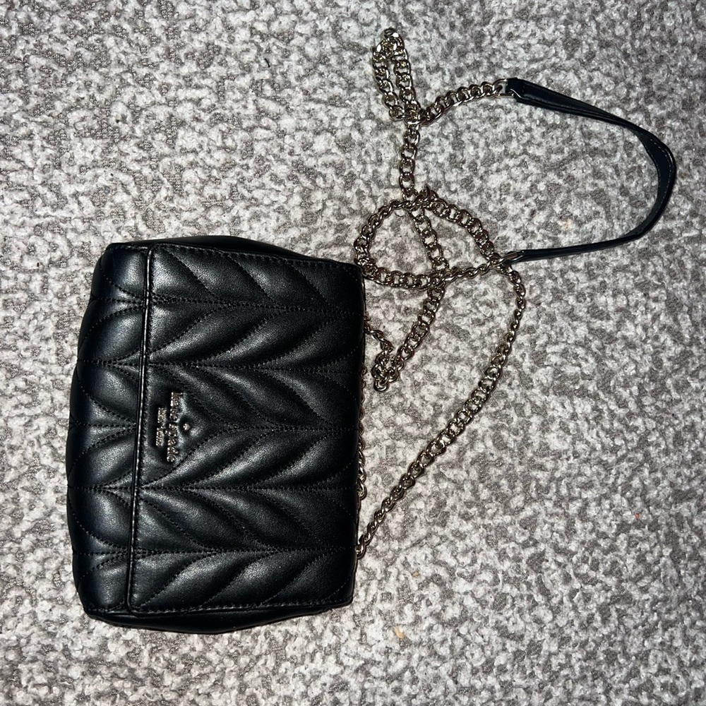 Kate Spade Black Quilted cross body